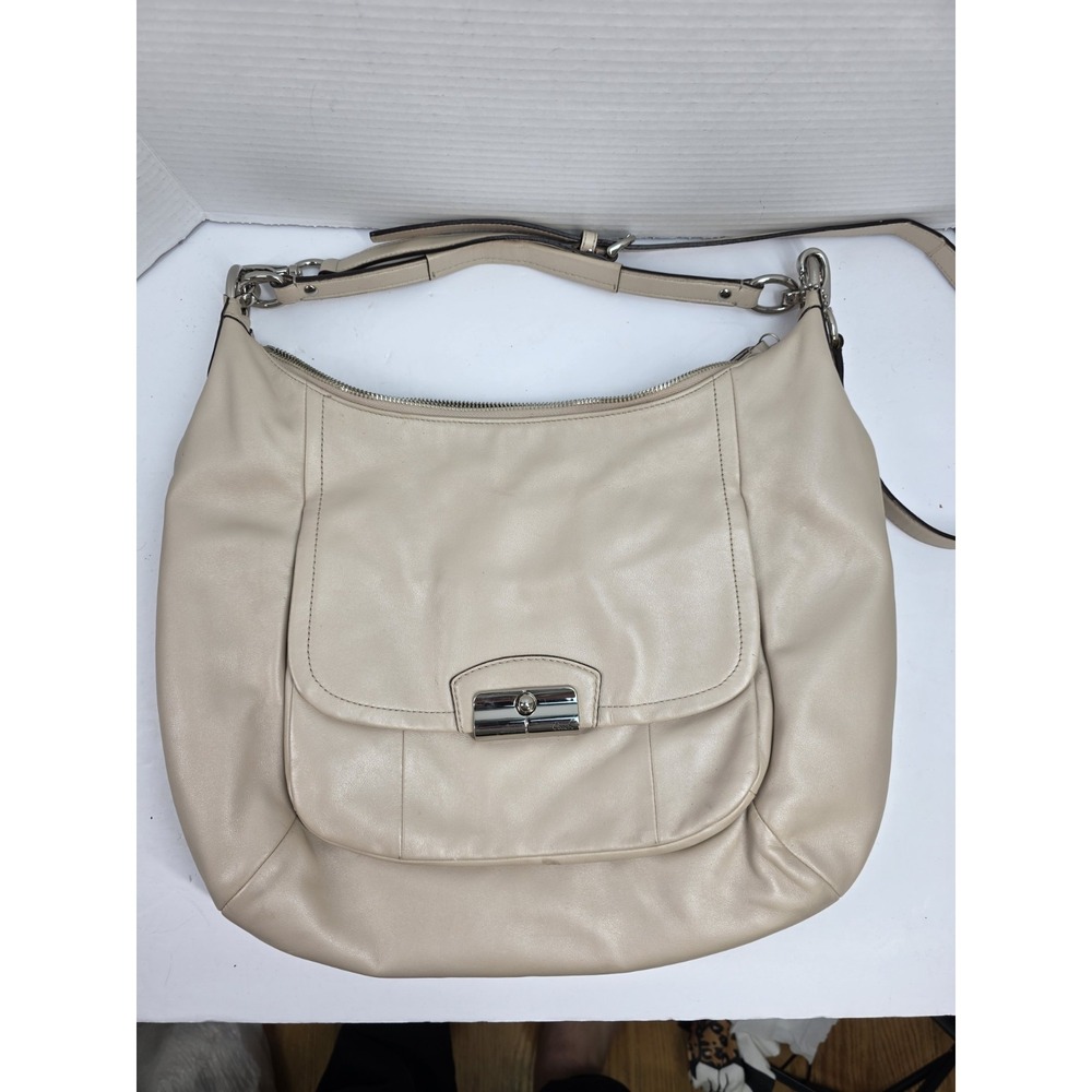 Coach Kristin Large Hobo Shoulder‎ Bag In Champagne A1376-F22309